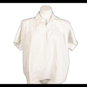 Madewell White Button Down Small